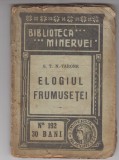 Myh 621 - Biblioteca Minervei - 192 - Elogiul frumusetii - GTN Varone 1915