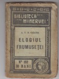 Myh 621 - Biblioteca Minervei - 192 - Elogiul frumusetii - GTN Varone 1915