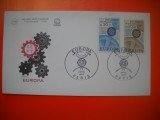 HOPCT PLIC FDC S NR 522 EUROPA CEPT 1967 FRANTA- -NECIRCULAT