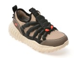 Cumpara ieftin Pantofi sport SKECHERS gri, MONSTER, din material textil