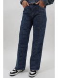 Cumpara ieftin BLUGI DENIM REGULAR FIT CU TALIE MEDIE SI BUZUNARE APLICATE MARQUISE S Denim