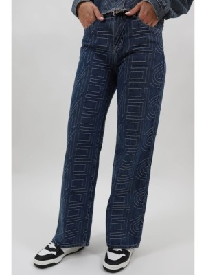 BLUGI DENIM REGULAR FIT CU TALIE MEDIE SI BUZUNARE APLICATE MARQUISE S Denim foto