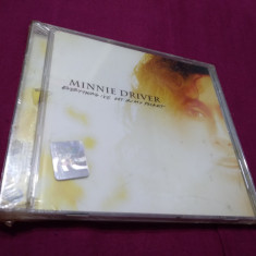 CD MINNIE DRIVER--EVERYTHING I'VE GOT IN MY POCKET ORIGINAL EMI SIGILAT