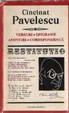 Versuri. Epigrame. Amintiri. Corespondenta foto