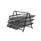 Tavita pentru documente metalica mesh Forofis 91308 neagra