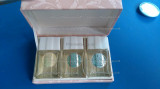 Set cutie Parfum Zefir Sticlute Parfumuri vechi romanesti an 1975