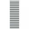 VidaXL Jaluzea tip zebra gri &icirc;nchis lățime țesătură 70,9 cm poliester