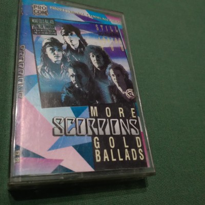 CASETA AUDIO SCORPIONS-GOLD BALLADS RARA!!! ORIGINALA foto