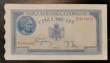 Rom&acirc;nia 5000 Lei Mai 1944 UNC diferite serii