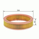 Filtru aer RENAULT MEGANE I Classic (LA0/1) (1996 - 2006) BOSCH 1 457 429 923