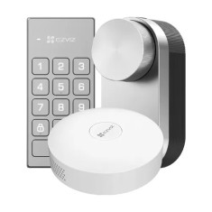 Kit incuietoare inteligenta cu hub pentru conexiune internet inclus si scenarii smart - EZVIZ CS-DL01/DL01CP/A3