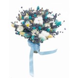 Buchet de Flori Eventissimi - Plante Uscate, Albastru