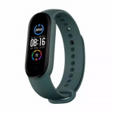 Cumpara ieftin Curea Ceas W013 Xiaomi Mi Band 5, Xiaomi Mi 6 6 NFC Verde Inchis, Techsuit