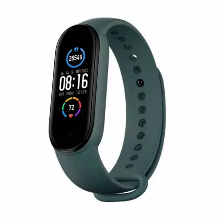 Curea Ceas W013 Xiaomi Mi Band 5, Xiaomi Mi 6 6 NFC Verde Inchis