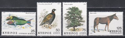 Ciprul Grec 1979 - Flora si Fauna, MNH foto