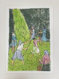 Eva Cerbu Siegler (1924-2008) - La insilozatul porumbului, 1960