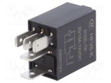 Releu electromagnetic SPDT 12VDC 30A HONGFA RELAY pentru autovehicule