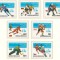 Mongolia 1979 Mi 1215/21 MNH - Campionatul Mondial de hochei pe gheața, Moscova