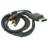 Cablu S-Video AV + RCA (compozit) XboX 360 1.8m