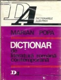Dictionar de literatura romana contemporana (cartonat) - Marian Popa
