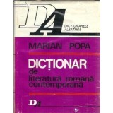 Dictionar de literatura romana contemporana (cartonat) - Marian Popa