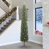 vidaXL Brad de Crăciun artificial Verde 300 cm PVC și oțel și plastic 3394991
