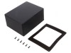 Carcasă Universală Aluminiu IP66 127x165x77mm Negru