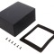 Carcasă Universală Aluminiu IP66 127x165x77mm Negru