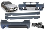 Pachet M Technik II potrivit pentru BMW Seria 5 E60 sedan 2003-2007 cu PDC, cu proiectoare de ceata, cu difuzor simplu pentru evacuare dubla -oo-----