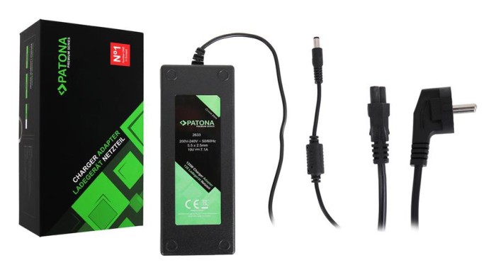 &Icirc;ncărcător PATONA Premium 135W 19V 7,1A 5,5 x 2,5mm