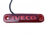 Lampa Gabarit LED IVECO Rosie 12V-24V, Rezistenta Soc, Consum Redus Energie, Montaj Facil, Universal Alba Galbena Rosie