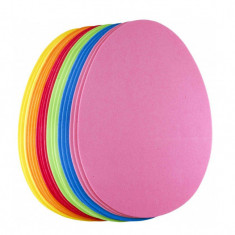 Accesorii creatie hartie gumata,ou,multicolor,14x15,1mm,12 bucati set