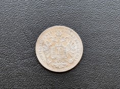 Moneda Austria 10 Kreuzer 1870 Franz Joseph Viena