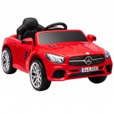 AIYAPLAY Mașină Electrică pentru Copii Mercedes-Benz SL500 12V cu Telecomandă 2,4 G, 2 Motoare, Suspensie, Pornire Bl&acirc;ndă, Roșu | Aosom Romania