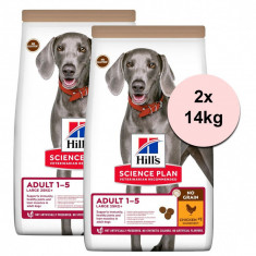 Hill&#039;s Science Plan Canine Adult No Grain Large Breed Chicken 2 x 14 kg