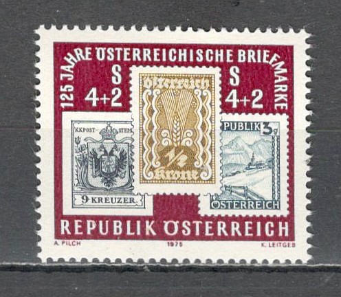 Austria.1975 125 ani marca postala MA.826