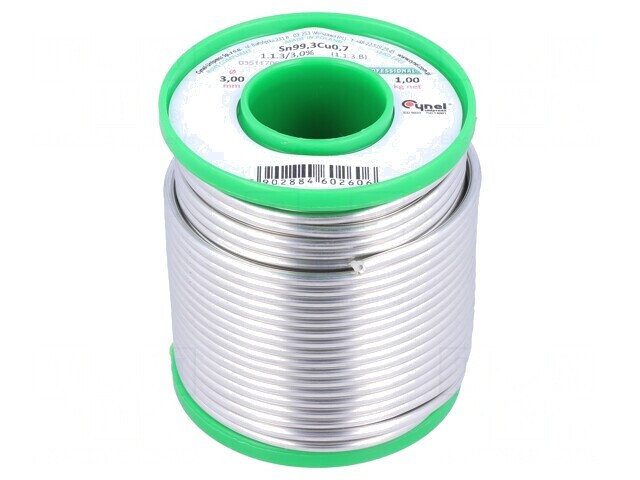 S&acirc;rmă de lipit fără plumb 3mm 1000g 227&deg;C