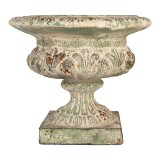 Cumpara ieftin Ghiveci flori ceramica bej verde &Oslash; 56x50 cm