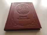 SFANTA SI DUMNEZEEASCA EVANGHELIE COPERTI PIELE- FACSIMIL COLOR LUX DUPA EDITIA A SASEA 1928 TIPARITA IN ZILELE MS REGELE MIHAI SUB PATRIARHUL MIRON