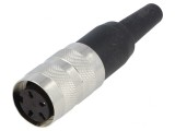 Conector M16 Mufă Mamă 4 PIN 5A 300V Drept
