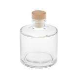 Sticla pentru lichior cu dop de lemn, 240 ml, transparenta, ATU-086550