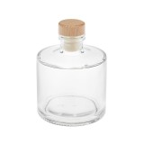 Sticla pentru lichior cu dop de lemn, 240 ml, transparenta, ATU-086550, Oem