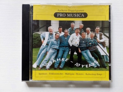 CD - PRO MUSICA - Aachen Double Quartet - 10 years-10 years, foto