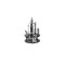 Set barman 9 elemente, shaker 720ml , inox, argintiu, Kinfgoff