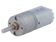 Motor DC cu Transmisie 12V 1.6A 57 RPM Ax Crestatura D foto
