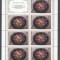 Russia USSR 1979 Folk art 1 values x 7 + tab MNH S.678