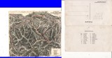 Bucovina- Harta Rarau, Giumalau- carte postala dubla-rara