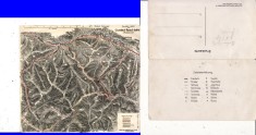 Bucovina- Harta Rarau, Giumalau- carte postala dubla-rara