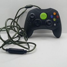 Controller cu fir pentru XBOX - Negru - Microsoft (R)- curatat si reconditionat