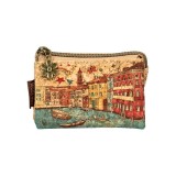 Portmoneu din pluta triplu - Peisaj Urban